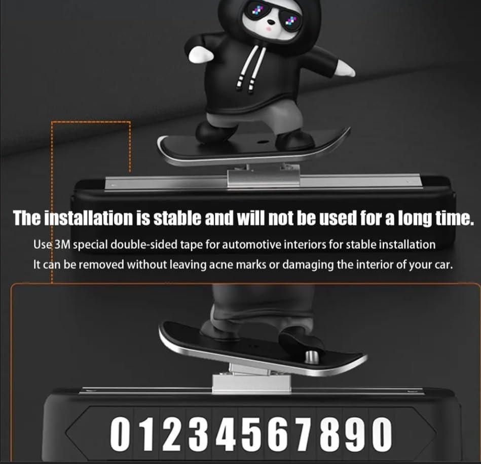 Car Dashboard Skater Bear™