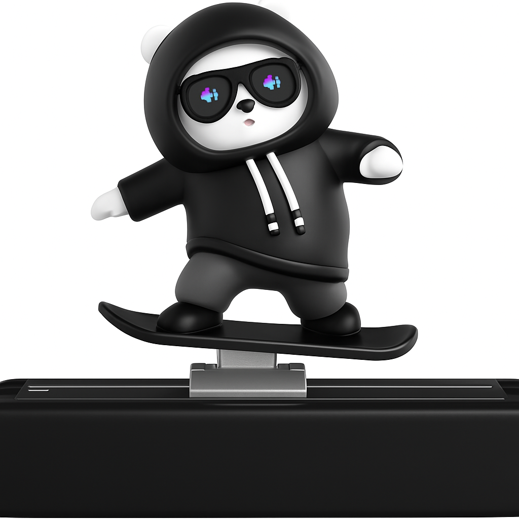 Car Dashboard Skater Bear™