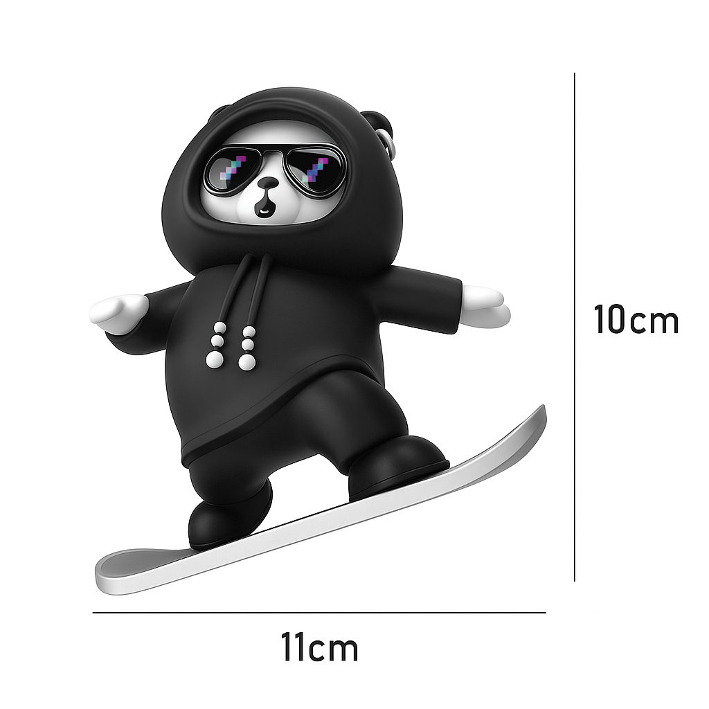 Car Dashboard Skater Bear™